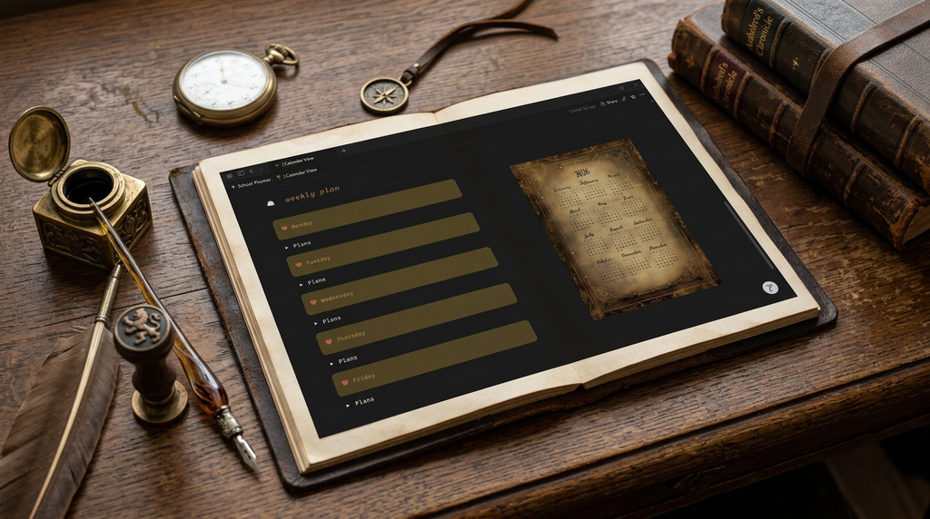 Vintage Student Planner